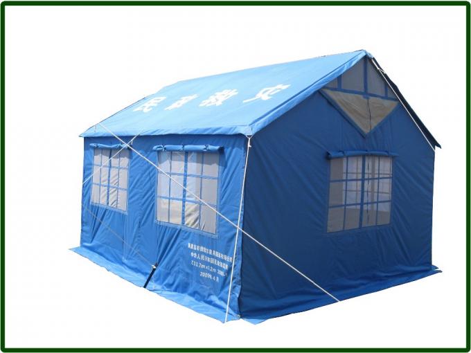 पॉलिएस्टर कपास कैनवास राहत तम्बू शरणार्थी तम्बू