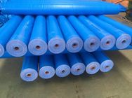 4m Width Blue Tarpaulin Sheet / Plastic Sheet Tarpaulin With Sun - Resistant